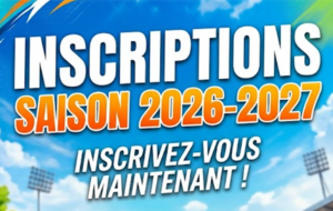 INSCRIPTIONS SAISON 2026-2027
