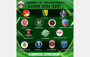 POULE REGIONAL 2 M SAISON 2026-2027
