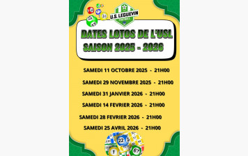 DATES LOTOS SAISON 2025-2026