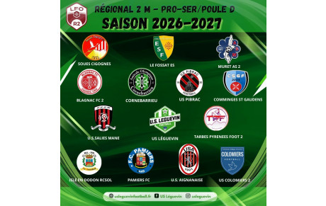 POULE REGIONAL 2 M SAISON 2026-2027